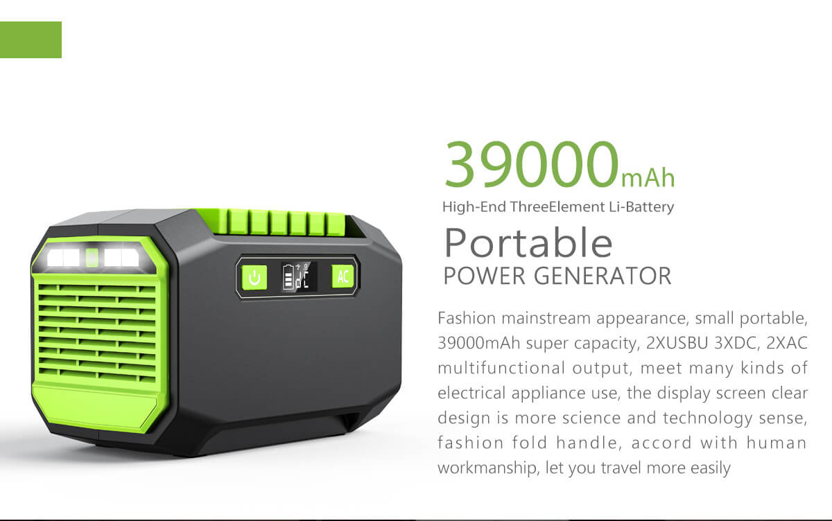 39000 mAh 200w Portable Power Station