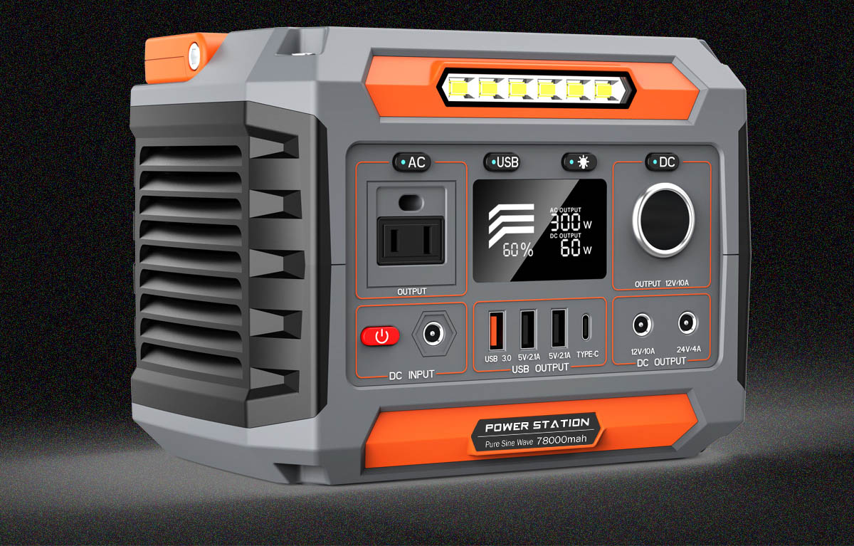 300w portable small power station