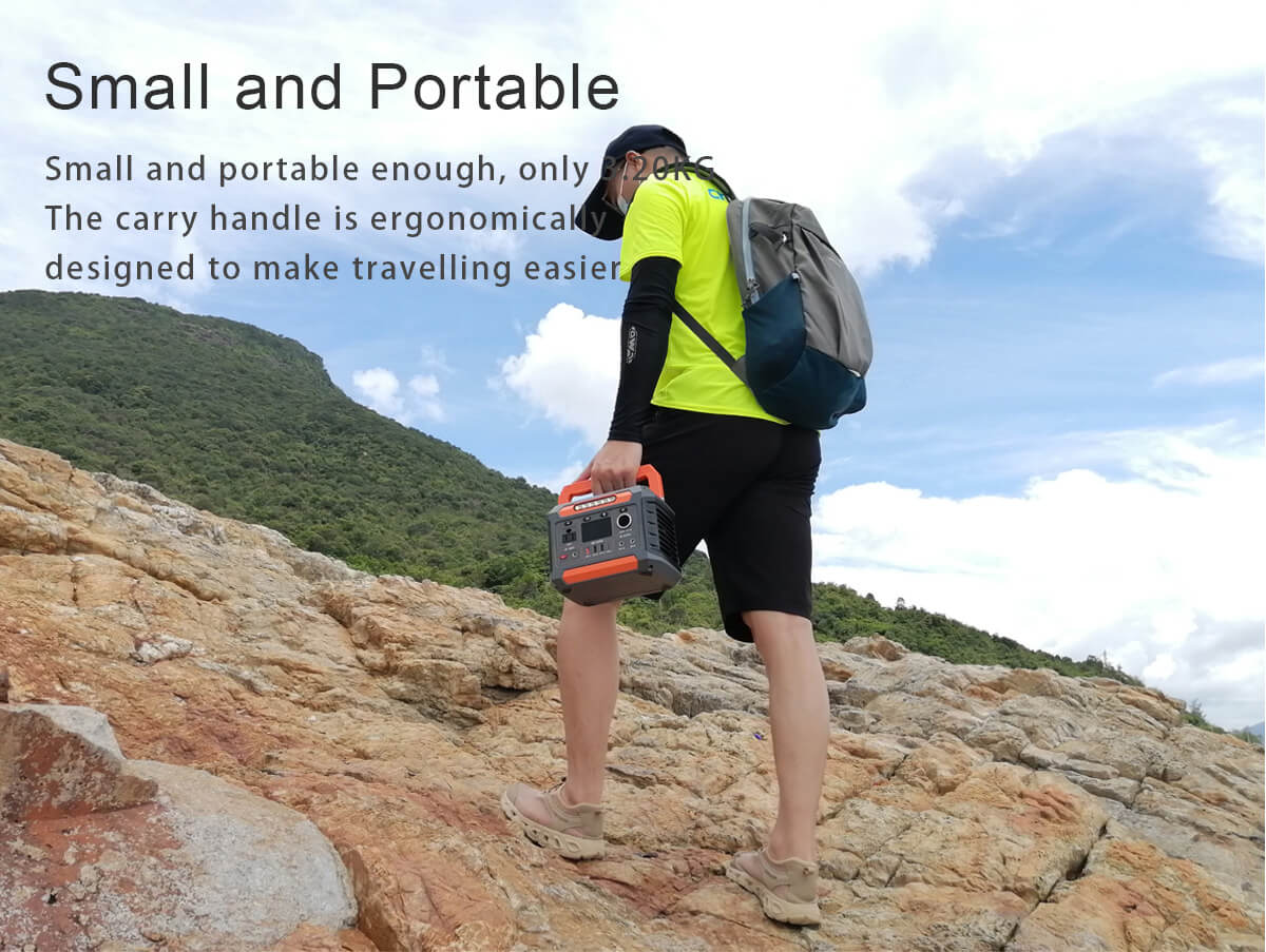300w portable small power station detail