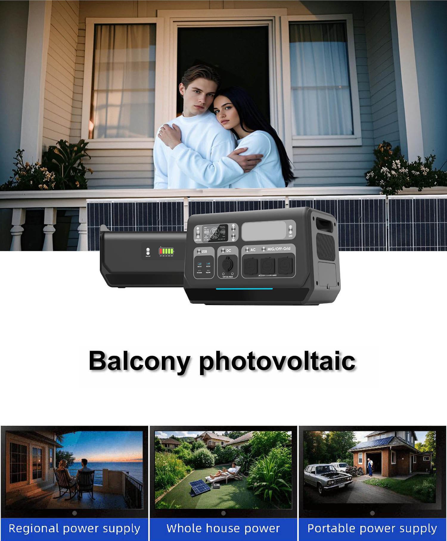 All-in-One Home Storage & Portable Power Station detail