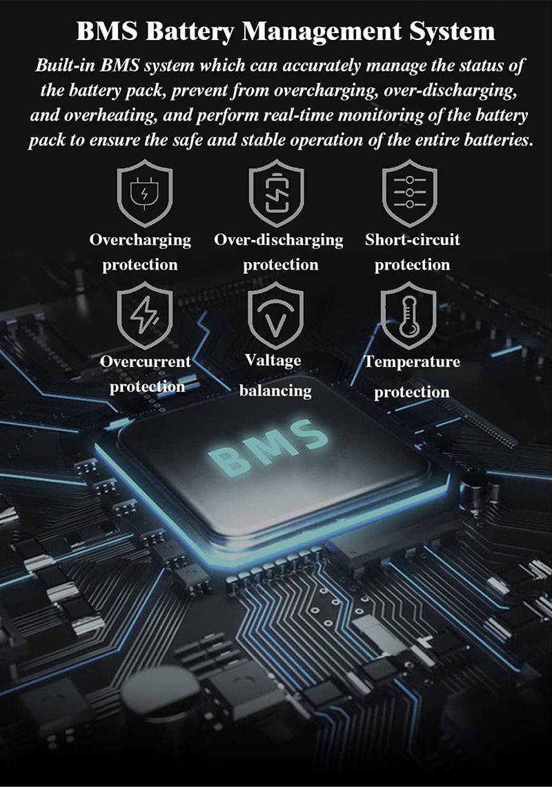 cheap portable power station 1200w BMS