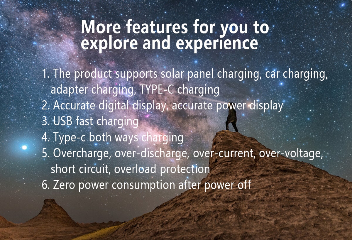 portable battery power station 600w features