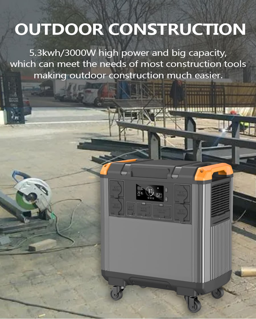 Portable power station with ups function